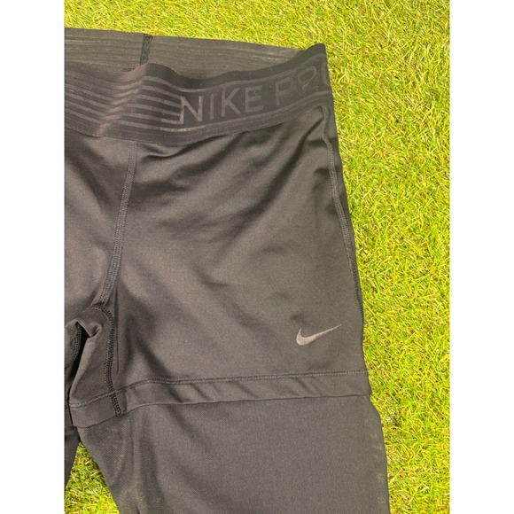 Nike Pro Women's Training Tights Black Athletic Leggings Activewear - Picture 2 of 6